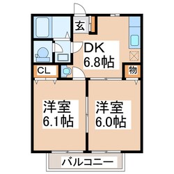 物件間取画像